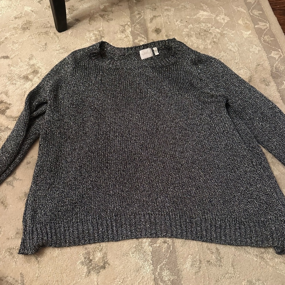 Neely Black and Silver Sweater